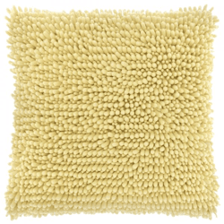 Unique Living Kissen „Bo“ in Pastellgelb, 45 x 45 cm
