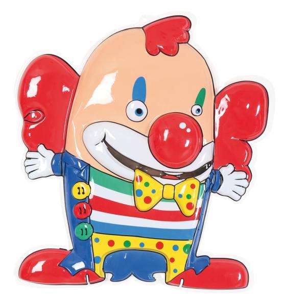 Wall decoration clown - 57 cm