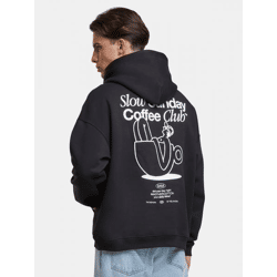 weicher Another Cotton Lab Herren Hoodie mit Baumwolle Schwarz