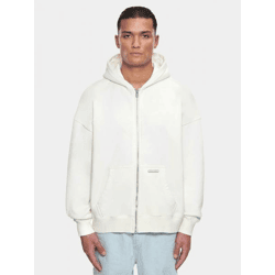 weicher Bazix Republiq Herren Hoodie mit Baumwolle Weiß