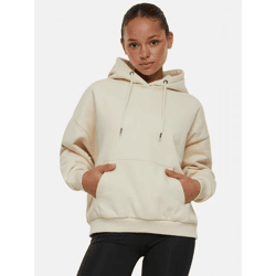 weicher Urban Classics Damen Hoodie Kordelzug Kapuze 500 g/m² mit Baumwolle Beige
