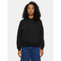 weicher Urban Classics Damen Hoodie Kordelzug Kapuze 500 g/m² mit Baumwolle Schwarz