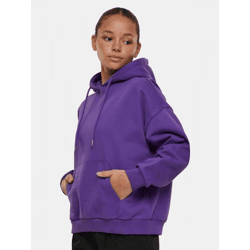 weicher Urban Classics Damen Hoodie Kordelzug Kapuze 500 g/m² mit Baumwolle Violett