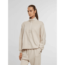 weiches aim'n Damen Sweatshirt Stretch Beige