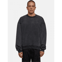 weiches URBAN CLASSICS Herren Sweatshirt Oversize 360 g/m² mit Baumwolle Schwarz