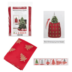 Weihnachtsbaum Decke + Beutel , 2in1