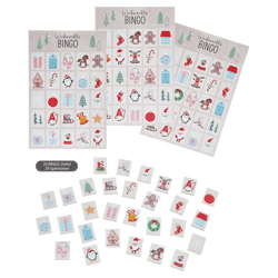 Christmas Bingo, 50-piece set