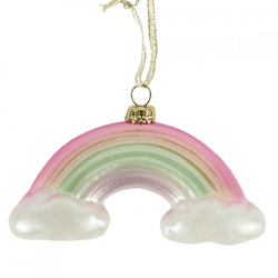Wilko Christmas hanger rainbow 12 cm