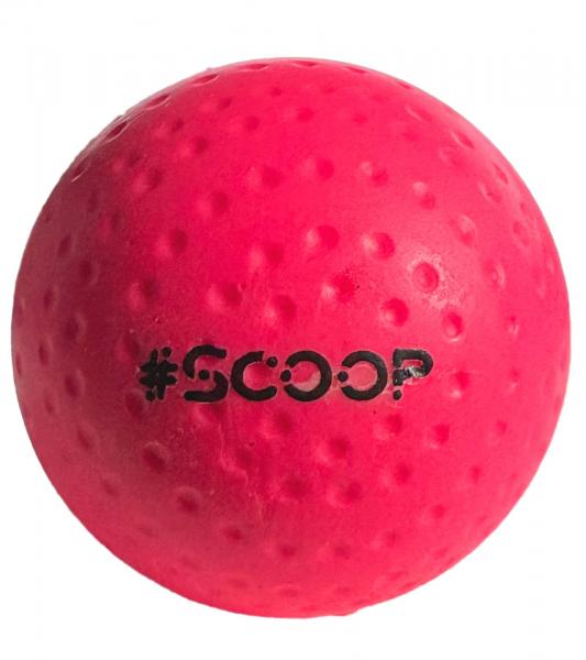 6er Pack SCOOP X-Treme Hockey Street-Balls mit Dimple-Design Hockeyball Sport-Ausr&uuml;stung NL266443 Rosa