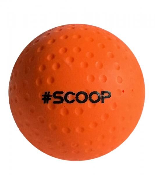6er Pack SCOOP X-Treme Hockey Street-Balls mit Dimple-Design Hockeyball Sport-Ausr&uuml;stung NI266444 Orange