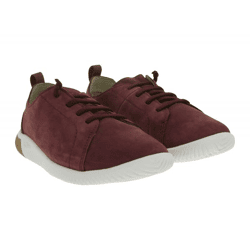 Bequeme KEEN Knx Lace Fig/Star Kinder Barfußschuhe mit Eco Anti-Odor-Technologie Echtleder-Schuhe Freizeit-Schuhe 1031125 Violett