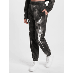bequeme Thug Life Damen Hose mit Baumwolle Schwarz