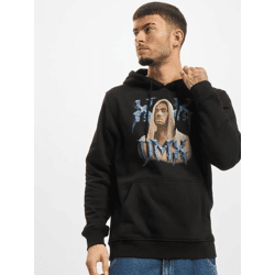 bequemer Mister Tee Herren Hoodie Kordelzug Kapuze mit Baumwolle Schwarz