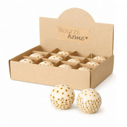 Boltze Dekokugel „Sinje“, 8 cm, 2er-Set, sortiert