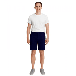 CASUAL FRIDAY Peterson Herren Freizeit-Bermuda Chino-Hose mit Leinen Baumwoll-Shorts kurze Hose 20504682 194013 Dunkelblau