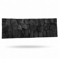 Dekoration Palmblatt Bakla schwarz 200 x 60 cm