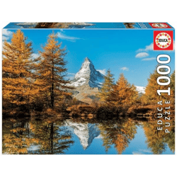 Educa Puzzle 9217973 - Matterhorn Mountain in Autumn - 1000 Teile Puzzle