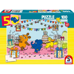 Elefantastische Party - 100 Teile Puzzle