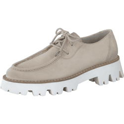 Elegante paul green Halbschuhe Schnürschuhe für Damen 2979-083 Beige