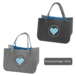 Felt bag Heimatliebe 2/s 