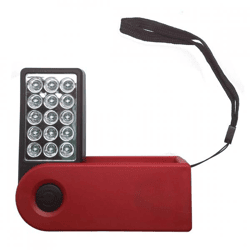 FX 15-LED Battery-Powered Flashlight, Red, 20 cm