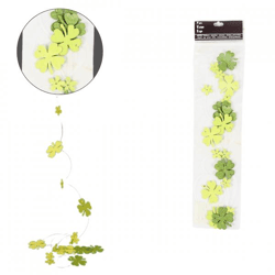 Garland clover four green 120 cm