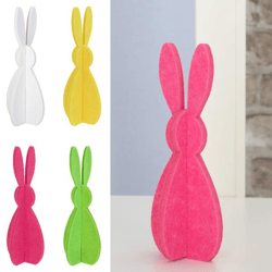 Hase zum Stellen, 3D, Filz, 4/s, 20cmH