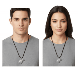 HBO Game Of Thrones Halskette mit Direwolf-Anhänger Mode-Schmuck Fan-Artikel XT0085 Silber