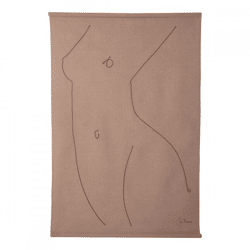 HKLiving Wandteppich „Silhouette Woman“ von Sella Molenaar, 147 cm