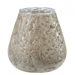 J-Line Teelichthalter, grau, 12 cm