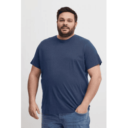 Classic BLEND BHGila BT Men's T-Shirt with Round Neck, Plus Sizes 20716315ME-194024 Blue