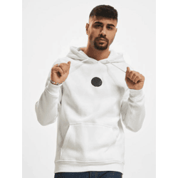 lässiger Mister Tee Herren Hoodie Kordelzug Kapuze mit Baumwolle Weiß