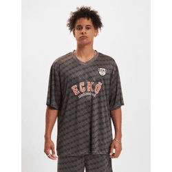 lässiges Ecko Unltd. Herren T-Shirt Schwarz/Grau