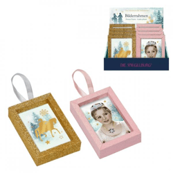 Mini-Bilderrahmen zum Aufhängen, 9 cm, 2er-Set, sortiert
