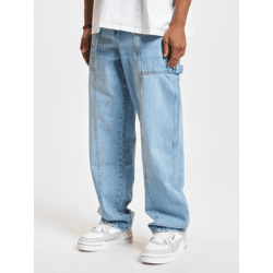 moderne DEF Herren Jeans mit Baumwolle Hell-Blau