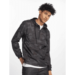 moderne Urban Classics Herren Jacke Reißverschluss Klettverschluss 78 g/m² Camouflage