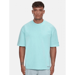 modernes Bazix Republiq Herren T-Shirt mit Baumwolle Blau