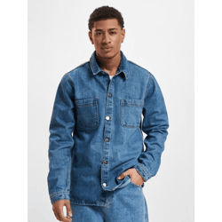 modernes Denim Project Herren Polo-Shirt mit Baumwolle Blau