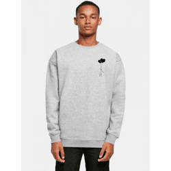 modernes Merchcode Herren Sweatshirt 300 g/m² mit Baumwolle Grau