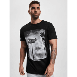 modernes Mister Tee Herren T-Shirt mit Baumwolle Schwarz