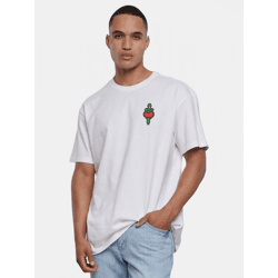 modernes Mister Tee Herren T-Shirt Oversize 240 g/m² mit Baumwolle Weiß