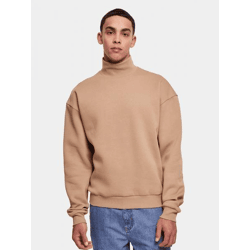 modernes Urban Classics Herren Sweatshirt Oversize Fleece 300 g/m² mit Baumwolle Beige