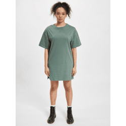 modisches DEF Damen Kleid mit Baumwolle Grün