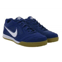 NIKE Gato Low-Top-Sneaker Damen Retro Turnschuhe mit Echtleder Hallen-Schuhe HQ6020 400 Blau