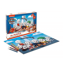 Paw Patrol - Puzzle zum Ausmalen - 50 Teile