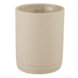 PTMD Vik L Flower Pot, Cement, Taupe, 25 cm