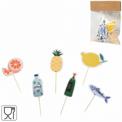 SENZA cocktail sticks Festival 24 pieces