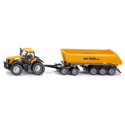 SIKU 1858 - JCB Traktor mit Dolly und Kippmulde - Modellauto