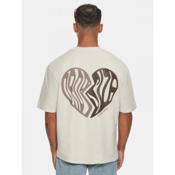 sportliches Dropsize Herren T-Shirt 210 g/m² mit Baumwolle Creme-Weiß