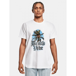 sportliches Mister Tee Herren T-Shirt 200 g/m² mit Baumwolle Weiß
